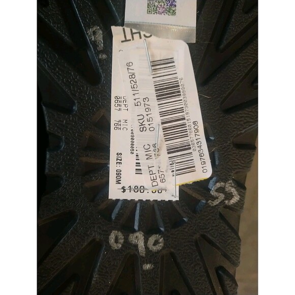 Ugg Platform Leather Boots Sz 9 Black Y2K Comfy - Picture 15 of 15